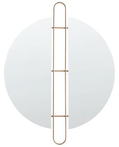Zrcadlo ATTIN 52 cm 65 cm Zlatá