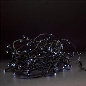 LED vánoční závěs 8m x 0,7m, venkovní, studené světlo 360 LED, 6W prodloužení bez adaptéru