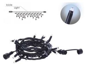 LED vánoční závěs 8m x 0,7m, venkovní, studené světlo 360 LED, 6W prodloužení bez adaptéru
