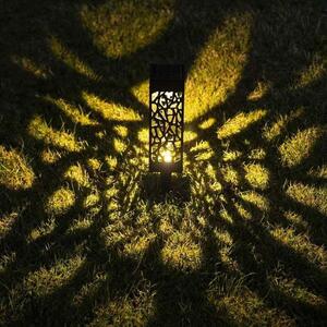 Zaparkorun Zahradní solární osvětlení s ornamenty