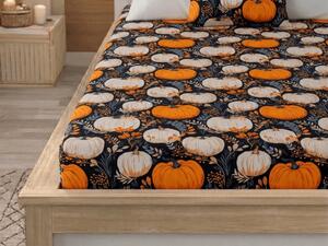 Prostěradlo z mikrovlákna MAGIC PUMPKIN barevné 90x200 cm