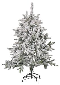 Zasněžený umělý vánoční stromeček TOMICHI 120 cm Bílá