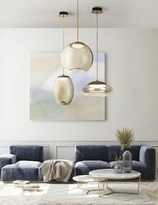 Designový lustr Helena C – Zlatá