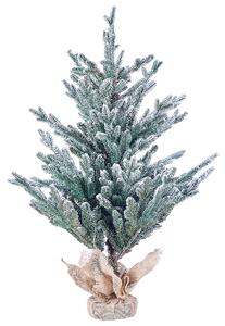 Zasněžený umělý vánoční stromeček RINGROSE 90 cm Zelená