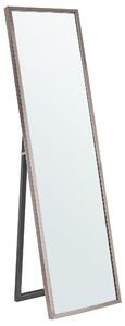 Stojací zrcadlo TORCY 140 cm Stříbrná