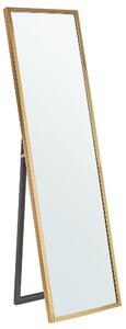 Stojací zrcadlo TORCY 140 cm Zlatá
