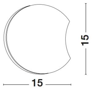 Designové nástěnné svítidlo Anzio 2 – Bílá