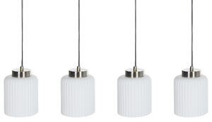 Závěsná lampa CAUDELO Kov Černá/Bílá