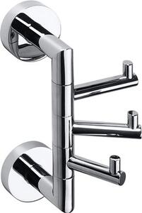 Bemeta Design OMEGA: Věšák, se 3 háčky, otočný - 104206072