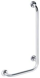Bemeta Design HELP: Madlo, 890 mm, ve tvaru L, pravé, s krytkou, nerez, lesk - 301122041