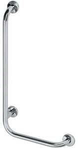 Bemeta Design HELP: Madlo, 890 mm, ve tvaru L, levé, s krytkou, nerez, lesk - 301112041
