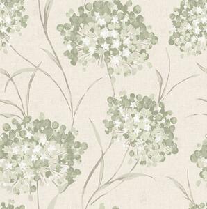 Vliesová tapeta na zeď, zelená, šedá, květinový vzor, 140331, Laura Ashley 4