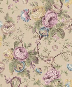 Vliesová tapeta na zeď, růžová, zelená, květinový vzor, 140323, Laura Ashley 4