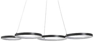 LED závěsná lampa PIBOR Kov Černá