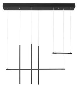 LED lustr Elettra 110 černé – Černá