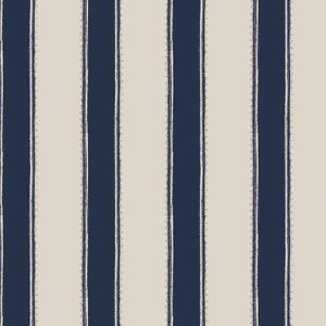 Modro-bílá vliesová tapeta na zeď, pruhy, 127404, Laura Ashley 4