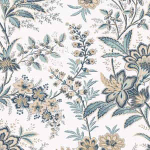Vliesová tapeta na zeď, bílá, béžová, květiny, 130098, Laura Ashley 4