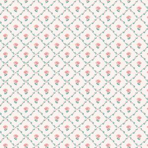 Vliesová tapeta na zeď, červená, zelená, růžičky, 122766, Laura Ashley 4