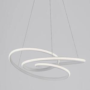 LED lustr Menton 52 bílé – Bílá