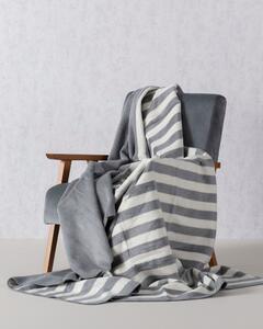 Deka Cotton Cloud 150x200cm Gray Stripes