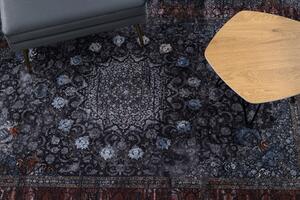 Makro Abra Kusový koberec pratelný MIRO 51600.810 Klasický Moderní protiskluzový modrý Rozměr: 80x150 cm