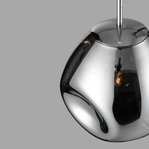 Rustikální lustr Lava 25 chrom – Šedá