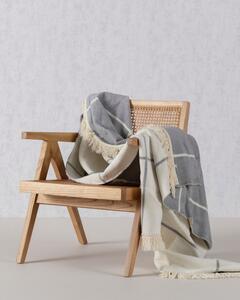 Deka Cotton Cloud 150x200 Grey&Ecru Check