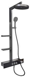 Slezák - RAV Sprchový komplet se směšovací baterií NIL - NL055.5MG, Metal Grey