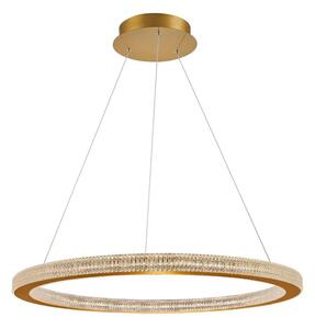 LED lustr Fiore 80 zlaté – Zlatá