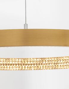 LED lustr Preston 40 zlaté – Zlatá