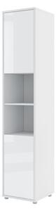 Skříňka k sklápací posteli Bed-Concept BC-08, Barva: bílá / bílý lesk 5902928397765