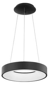 LED lustr Rando Thin 38 3000K černé – Černá
