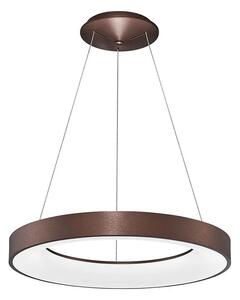 LED lustr Rando Thin 60 3000K hnědá