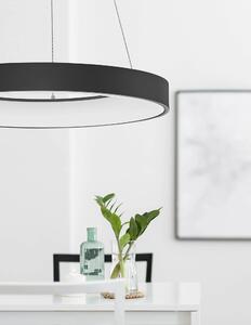 LED lustr Rando Thin 60 4000K černé – Černá