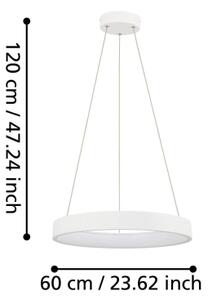 Eglo 39688 - LED Stmívatelný lustr na lanku CAMPO ROSSO LED/34W/230V