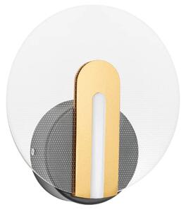 Designové nástěnné svítidlo Siderno – Černá