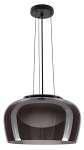 Lustr na lanku INSIEME 1xGX53/10W/230V pr. 38 cm kouřová černá