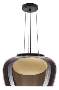 Lustr na lanku INSIEME 1xGX53/10W/230V pr. 38 cm kouřová černá