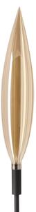 Stojací lampa NORDIC 1xG9/5W/230V černá/kouřová béžová