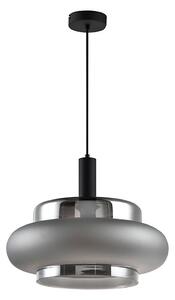 Lustr na lanku BRIZI 1xE27/40W/230V šedá/kouřová