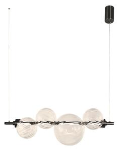 LED Lustr na lanku PLAYA LED/12W/230V černá