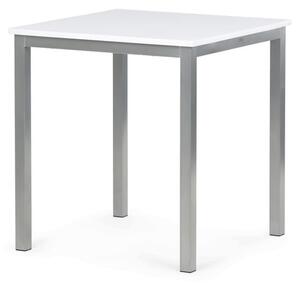 Jídelní stůl Autronic 70x70 cm Bílá Melamin GDT-201 WT