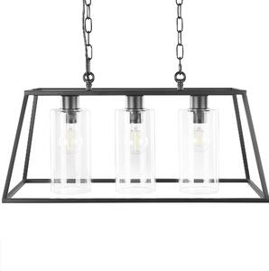 Závěsná lampa MUGER Kov Černá