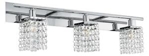 Eglo 97748 - LED Křišťálové koupelnové nástěnné svítidlo AREQUITO 3xG9/3W/230V IP44