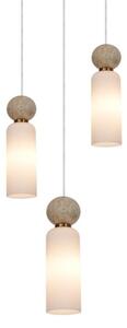 ITALUX PND-95331-3-BRSS - Lustr na lanku SANTOS 3xG9/40W/230V zlatá