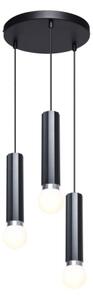 ITALUX PND-33849-3R-BK - Lustr na lanku MACERA 3xE27/40W/230V černá