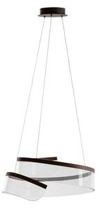LED závěsné svítidlo 2356 lm 3000K kávová ITALUX Rustin PND-58728-45W-3K