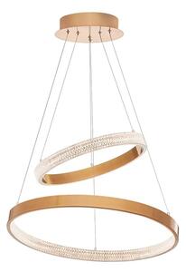 LED lustr Preston 2 60 zlaté – Zlatá