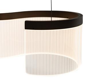 LED závěsné svítidlo 1600 lm 3000K kávová ITALUX Notar PND-59078-31W-3K