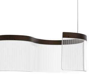 LED závěsné svítidlo 1600 lm 3000K kávová ITALUX Notar PND-59078-31W-3K